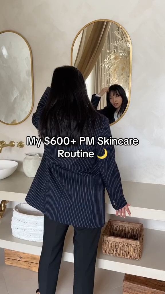 Luxury night time skincare routine 🌙