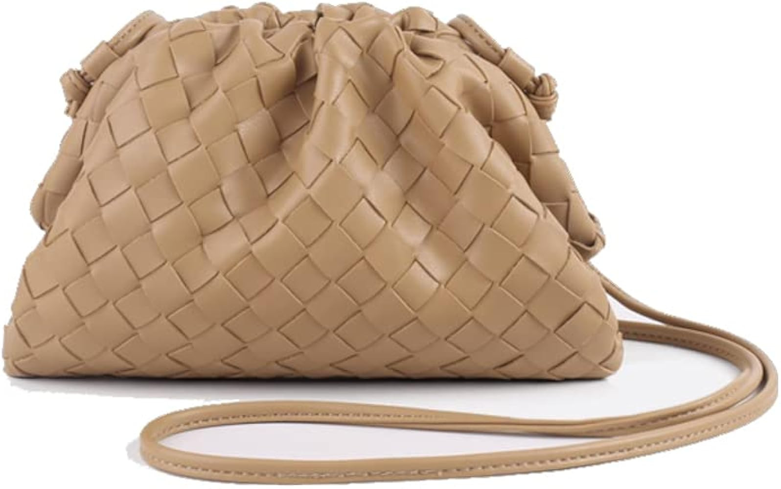 Vounbratt Woven Dumpling Bag for Women Clutch Purses, Cloud Crossbody Handbag Soft Shoulder Bag | Amazon (US)