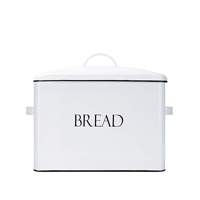 Outshine Vintage Metal Bread Bin - Countertop Space-Saving, Extra Large, High Capacity Bread Stor... | Amazon (US)