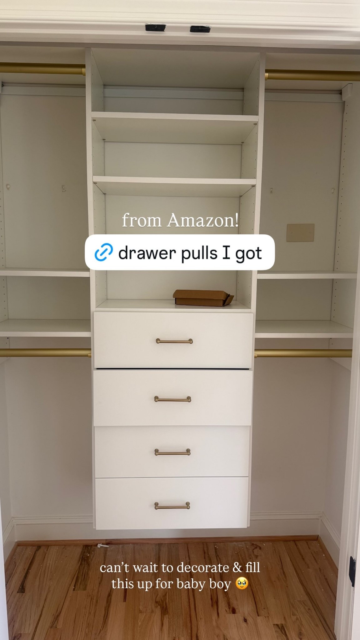 from Amazon! can’t wait to decorate & fill this up for baby boy 🥹

#LTKHome #LTKKids