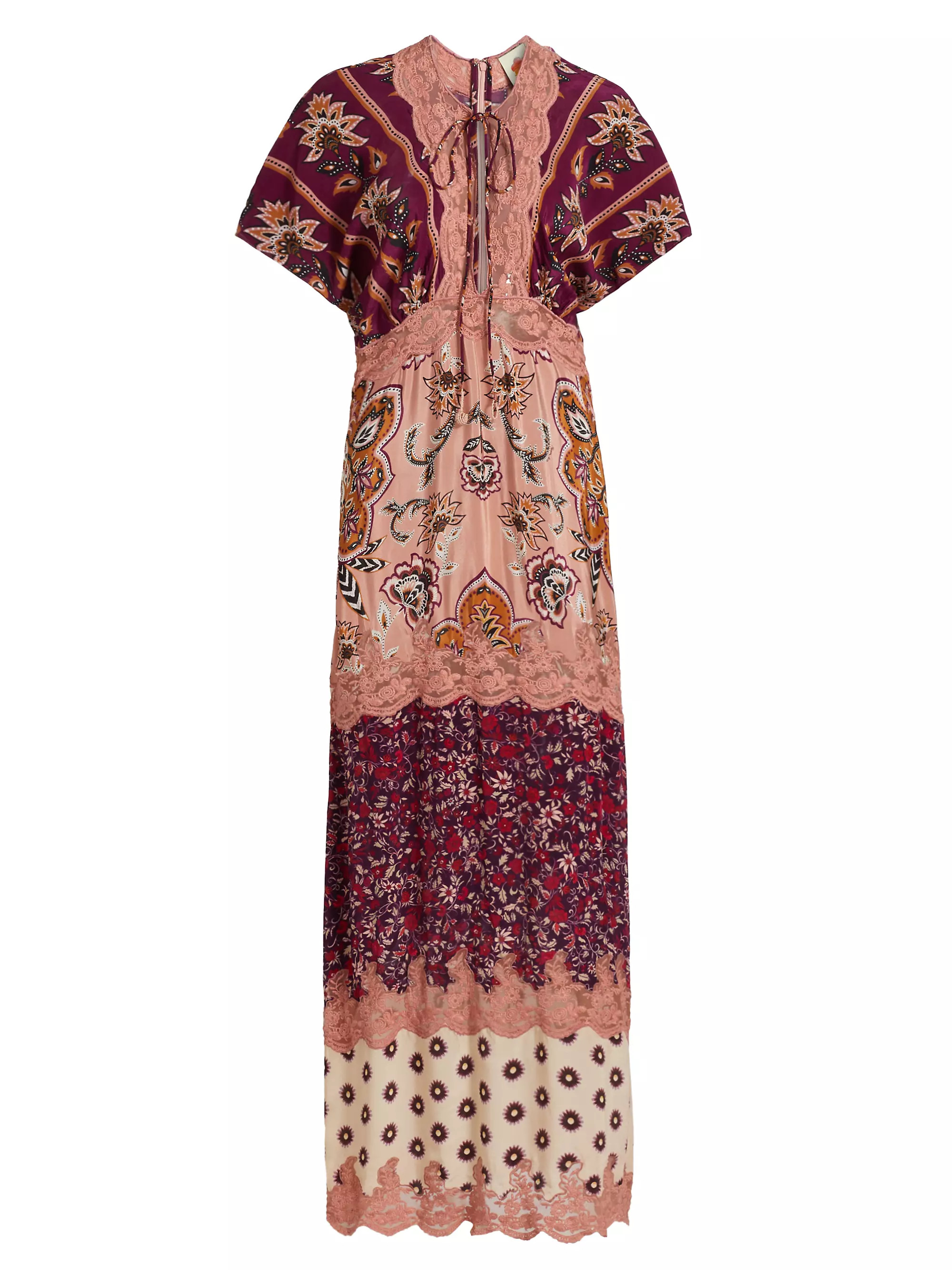 Farm Rio Glam Tapestry Maxi Dress | Saks Fifth Avenue | Saks Fifth Avenue