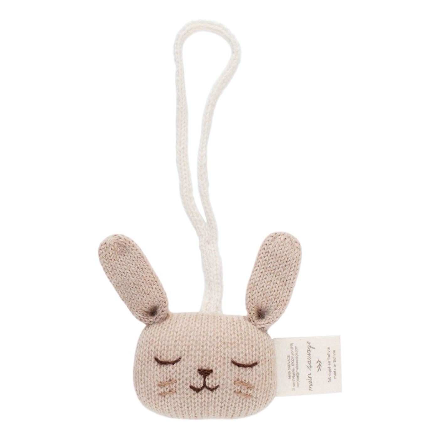 Hochet à suspendre Lapin | Beige | Smallable