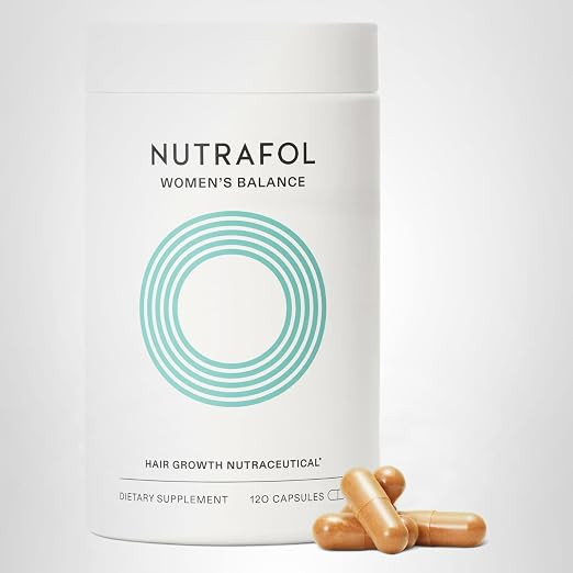 Nutrafol Women's Balance Hair Growth Supplements, Ages 45 and Up, Clinically Tested for Visibly T... | Amazon (US)