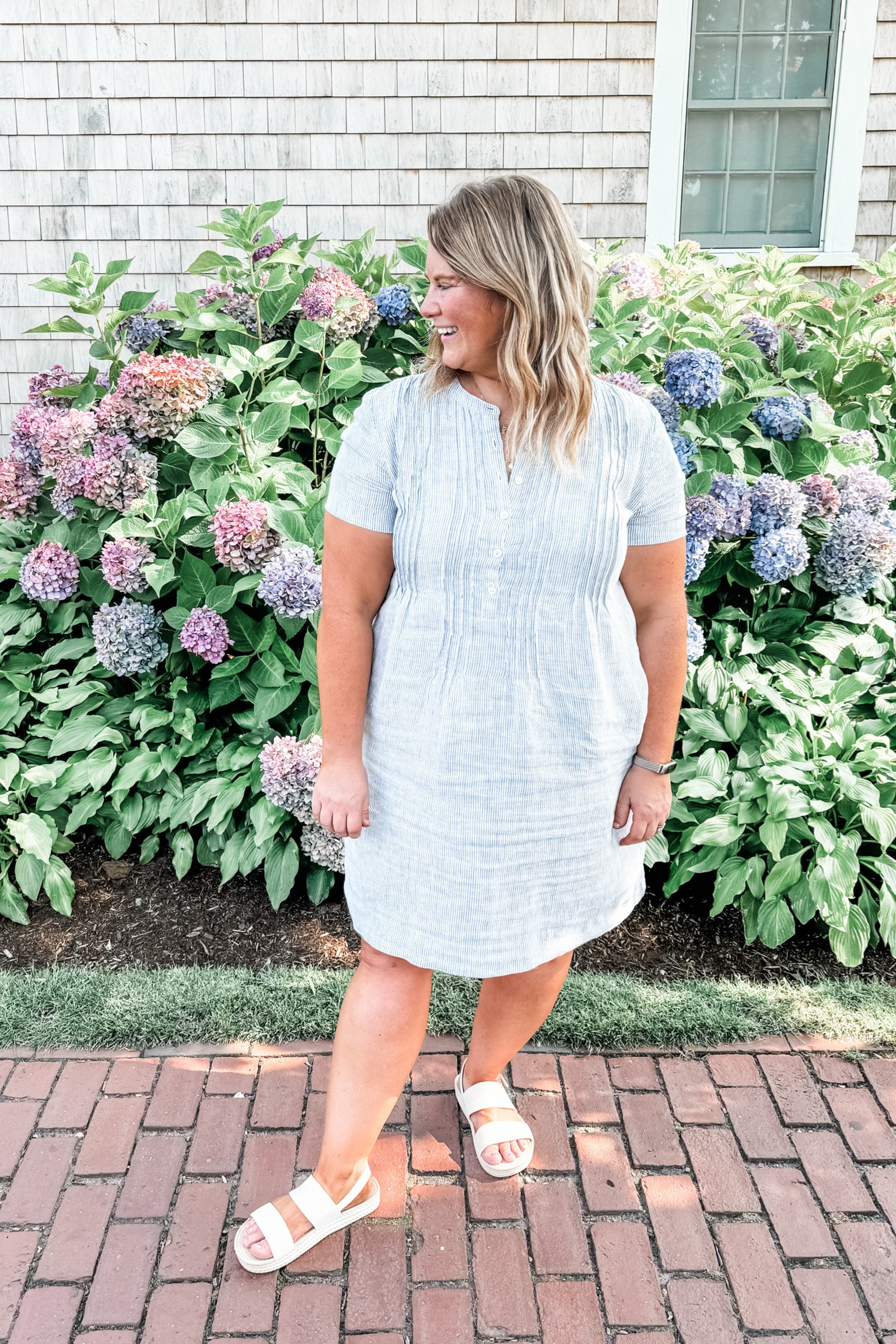 When you visit Nantucket you can’t go wrong with a blue & white linen dress 

#LTKSeasonal #LTKWorkwear #LTKMidsize