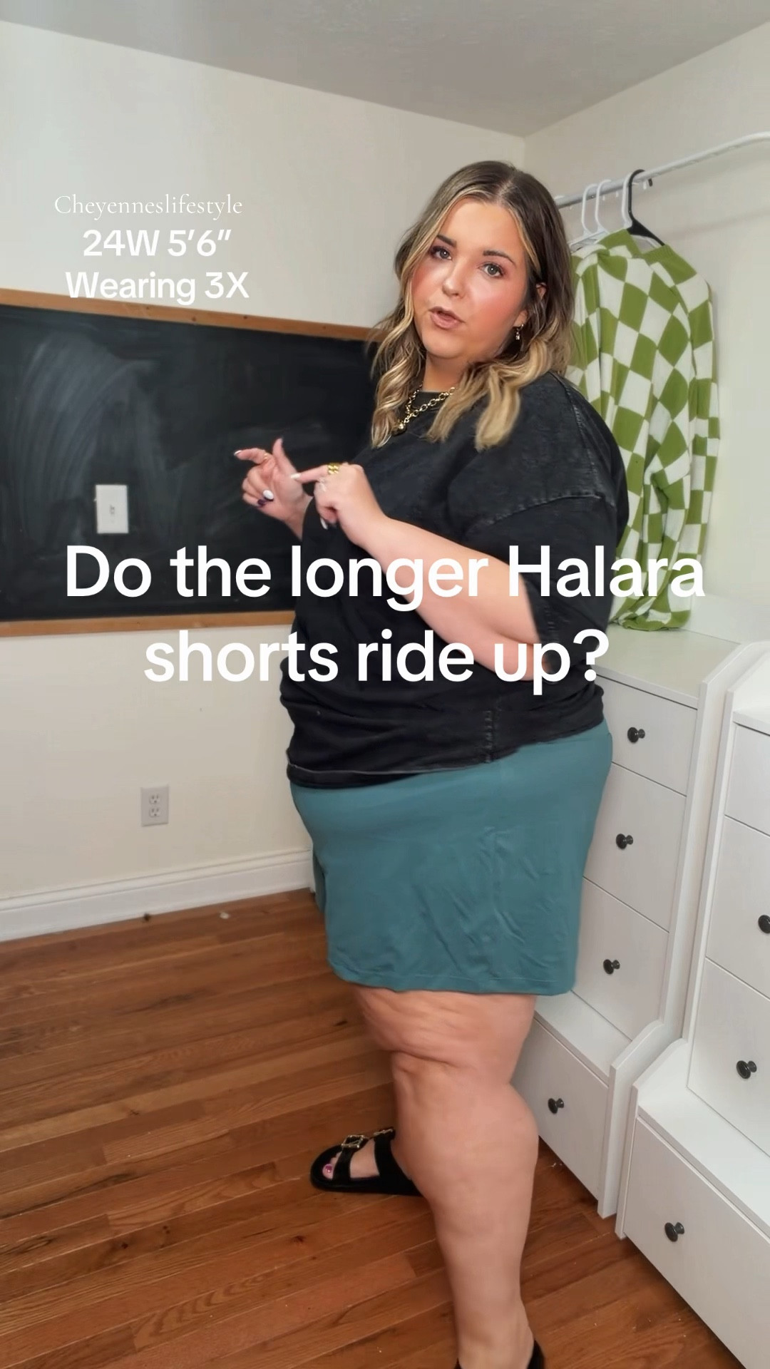 Do the Halara LONGER version of the plus size shorts ride up 

#LTKPlusSize