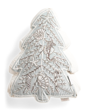 13x16 Christmas Tree Shaped Pillow | TJ Maxx