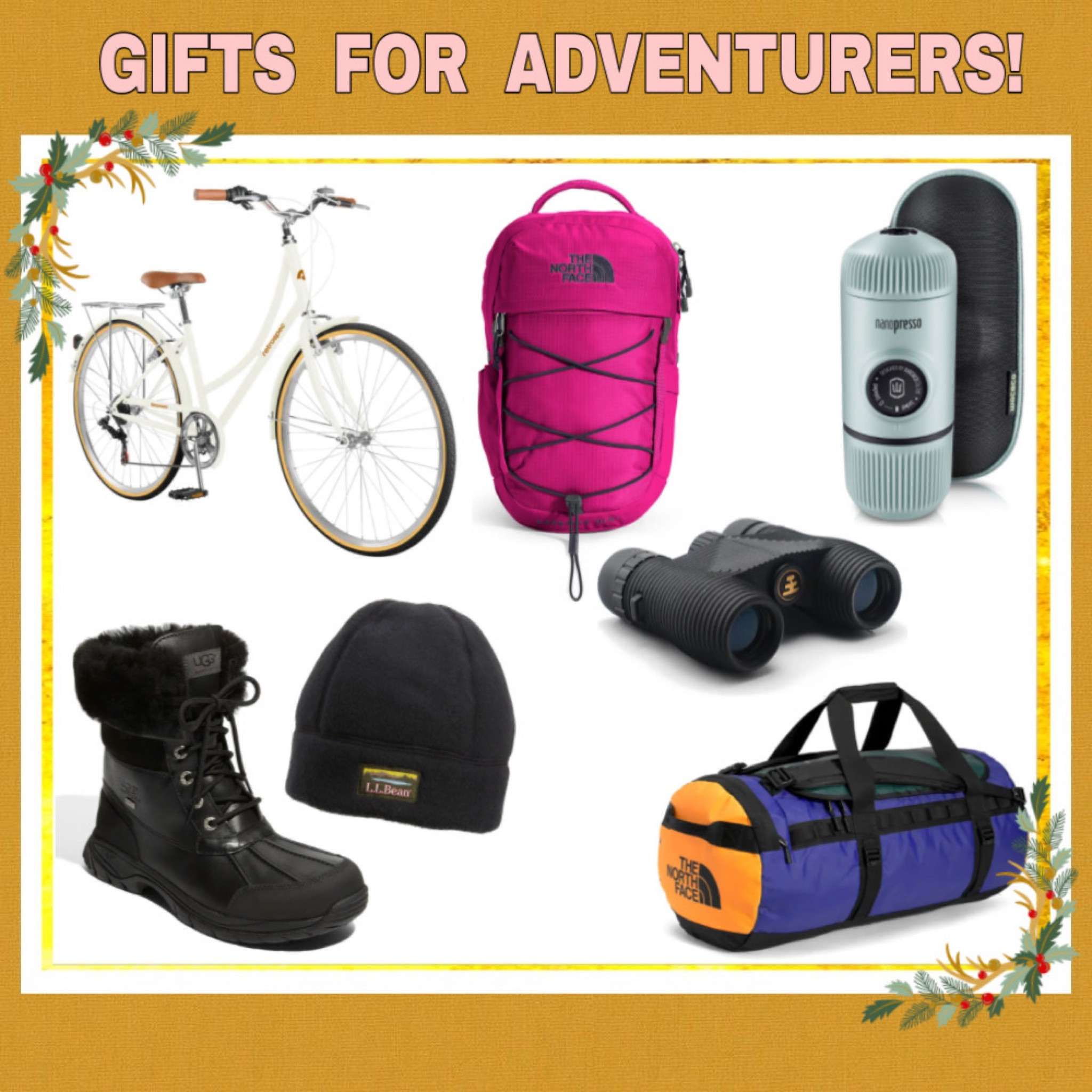 Perfect gifts for the Travelers/Adventure-Seekers! Adult bikes, travel backpack, heavy duty duffel bags, Waterproof binoculars & more! Click on the image to shop this Travel Gift guide 🌲🥾

#LTKSeasonal #LTKtravel #LTKGiftGuide