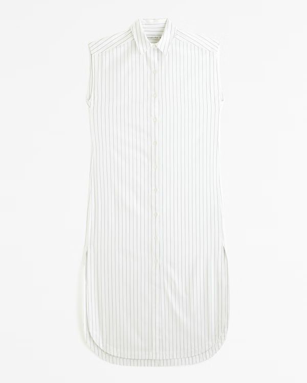 Women's Button-Through Midi Shirt Dress | Women's New Arrivals | Abercrombie.com | Abercrombie & Fitch (US)