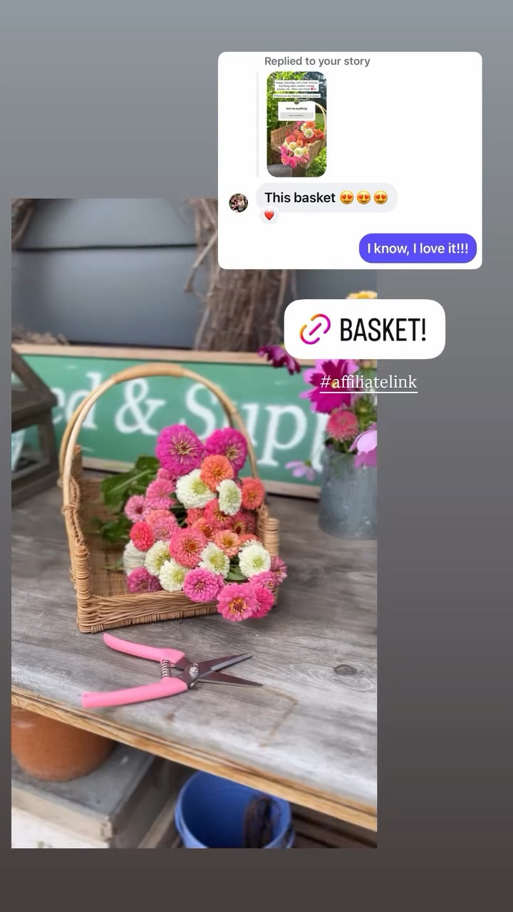 Love this gathering basket for my zinnias 🥰

#LTKSpringSale #LTKSeasonal #LTKHome