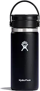 Hydro Flask Stainless Steel Wide Mouth Bottle with Flex Sip Lid and Double-Wall Vacuum Insulation... | Amazon (US)