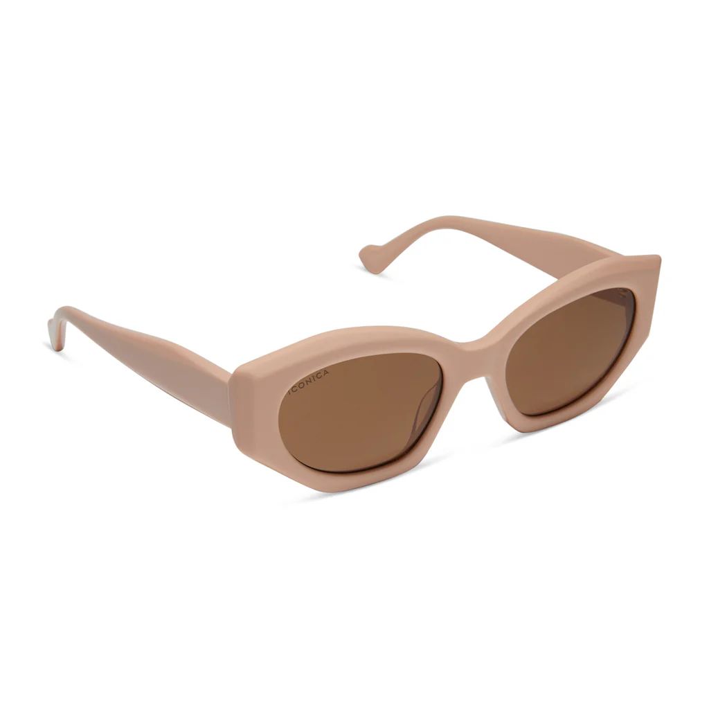 MARGOT - NUDE + BROWN GRADIENT + POLARIZED SUNGLASSES | DIFF Eyewear