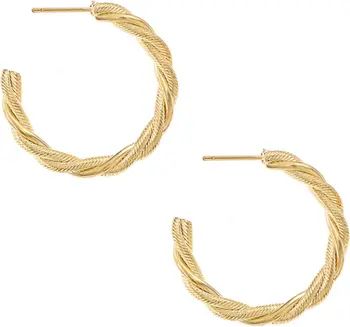 Twist Hoop Earrings | Nordstrom