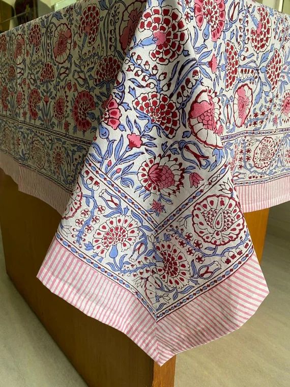 Pigeon Blue and Flamingo Pink on White Flower and Pink Color | Etsy | Etsy (US)