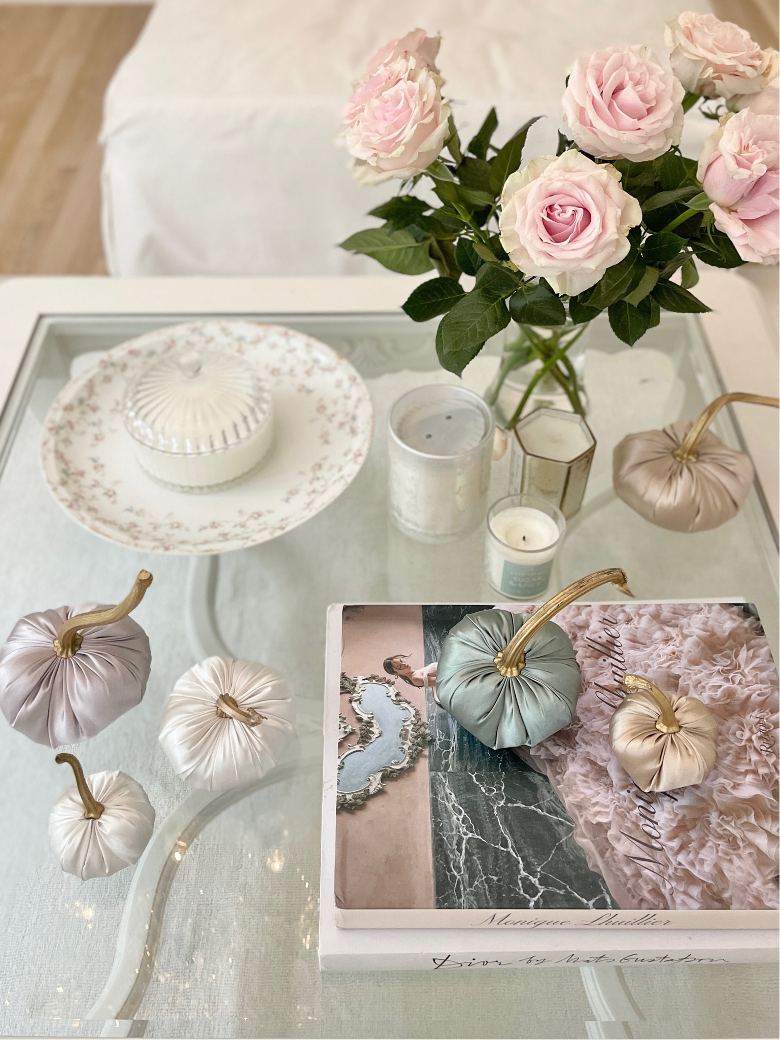 Fall Decor - the prettiest satin pumpkins - perfect for your fall coffee table decor or dining decor as well.

Available in a wide range of colors too 🤍 

Happy Autumn ✨



#LTKHoliday #LTKhome #LTKSeasonal