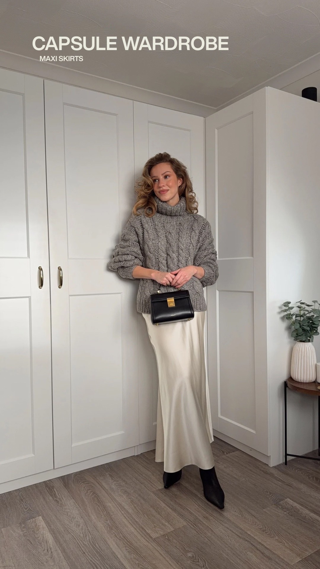 Winter capsule wardrobe: satin maxi skirt 

#LTKwinter #LTKuk #LTKstyletip