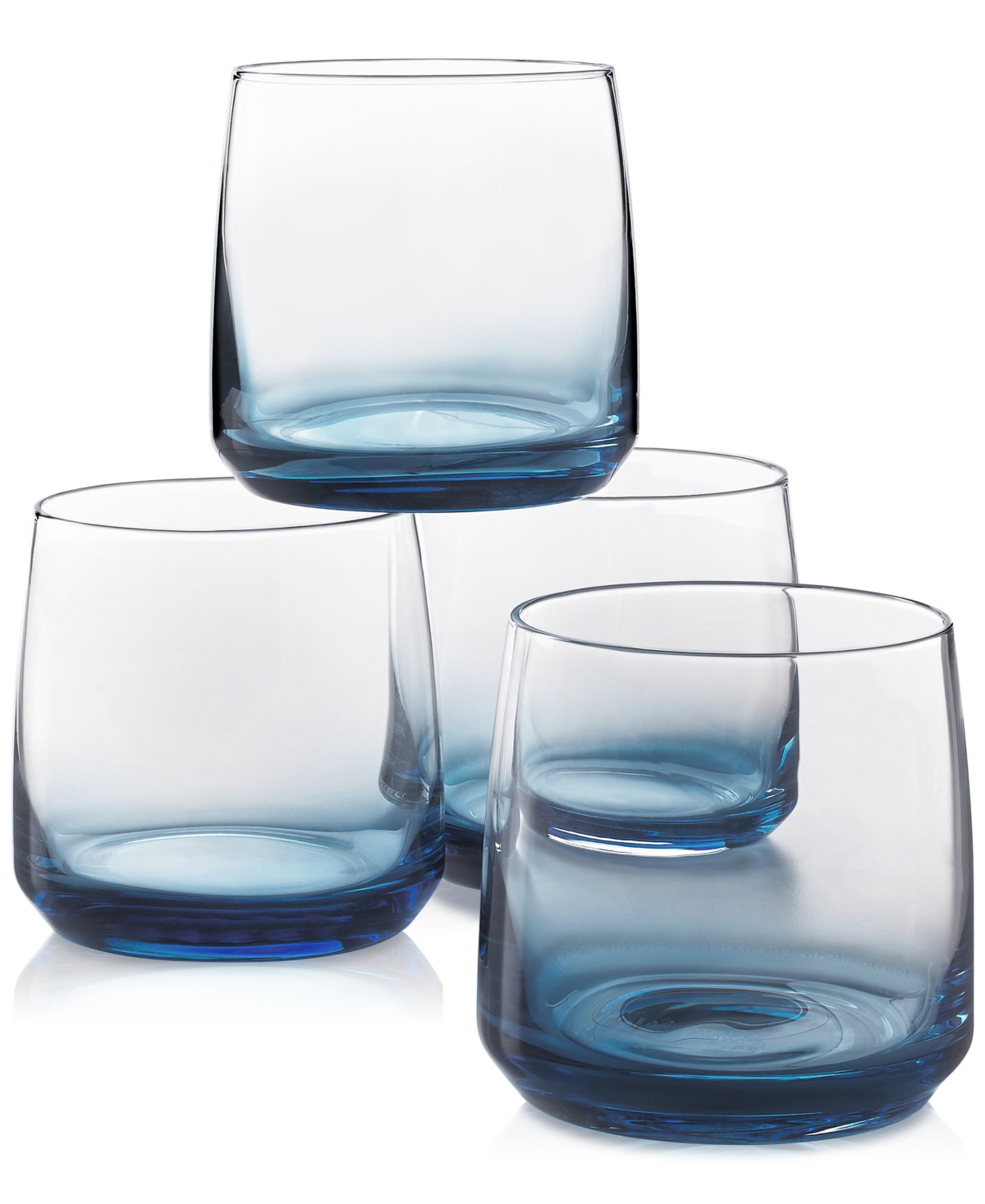 Hotel Collection Blue Ombre Set of 4 Rocks Glasses, Created for Macy's | Macys (US)