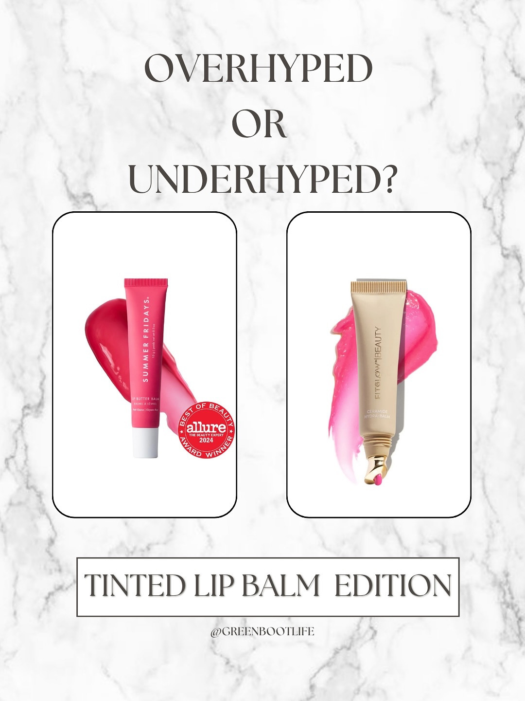 This one might ruffle some feathers… swipe to see the results! ➡️

In my series “Overhyped or Underhyped”, I compare two clean products in the same category and share my opinion on why one is over-hyped and the other under-hyped.

Comment SWAP and I’ll send you the link to the better alternative 🙌🏻

Have you used either one of these lip balms? Save and share this with a friend! 💖

#lipbutterbalm #summerfridayslipbutterbalm #nontoxicswaps #lipbalmswap #cleanbeauty #thisorthat #overhypedbeauty #deinfluencing

#LTKBeauty