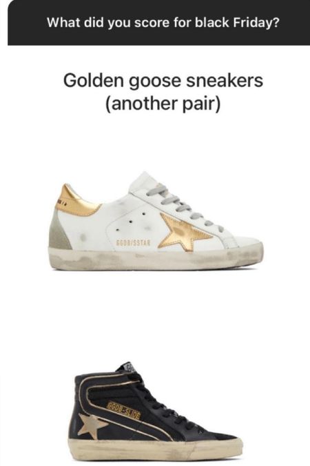 Golden goose sneakers the lowest I’ve seen them 

#LTKshoecrush #LTKsalealert