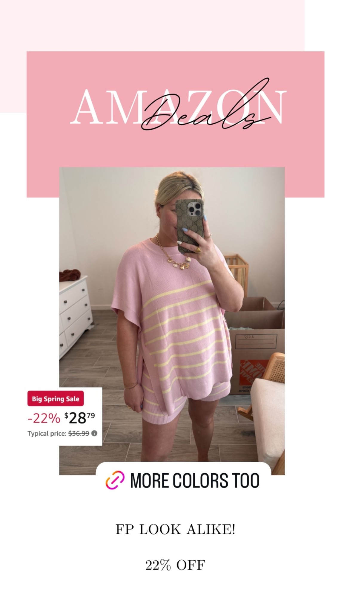 Camfy striped set on deal! Comes in a few colors! 

#LTKSaleAlert #LTKSeasonal #LTKMidsize