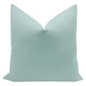 Classic Linen // Spa Blue Pillow | Light Blue Linen | Designer Pillow | Bedroom and Home Decor | ... | Etsy (Global)