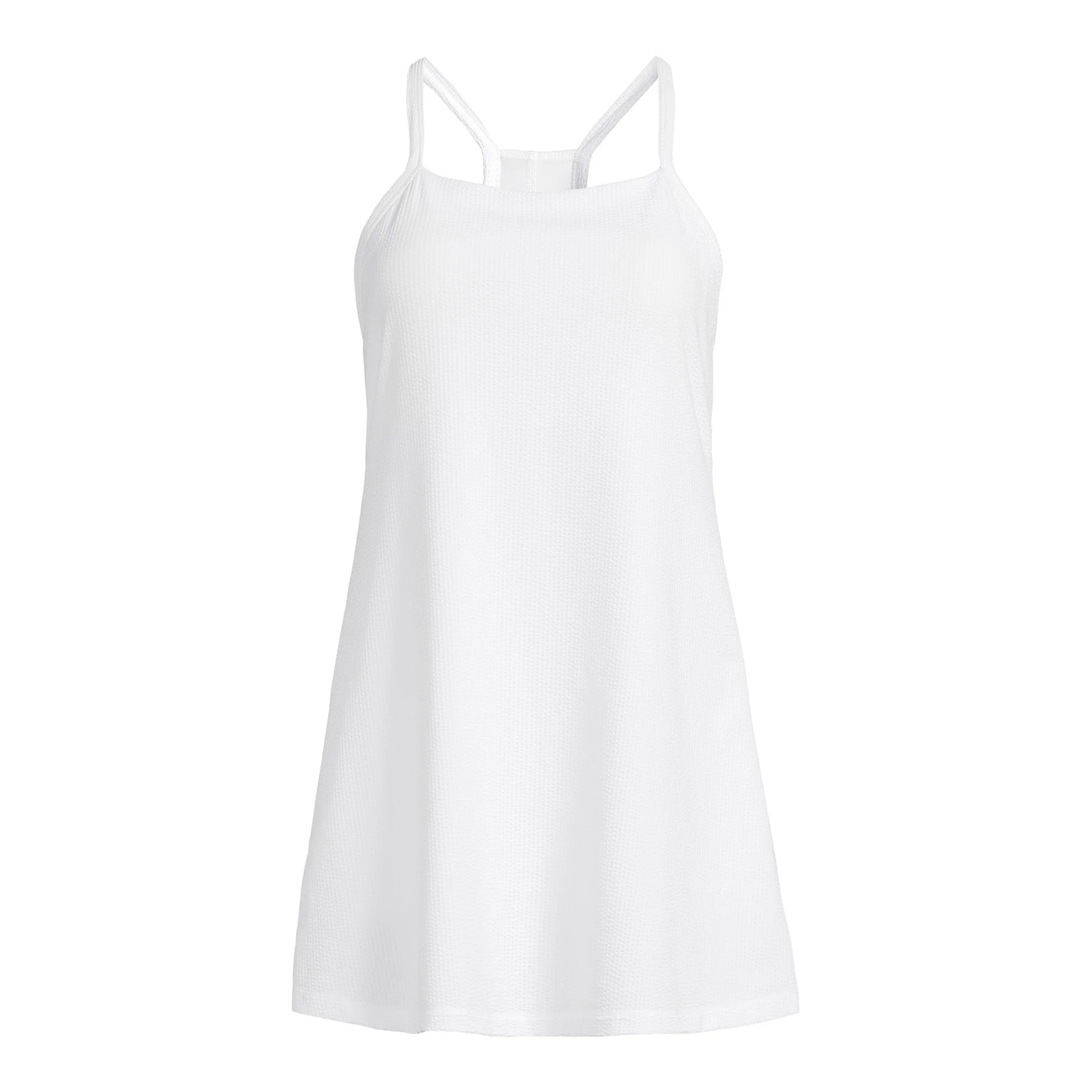 Avia Women's Square-Neck Active Dress with Built-In Shorts, Sizes XS-XXXL | Walmart (US)