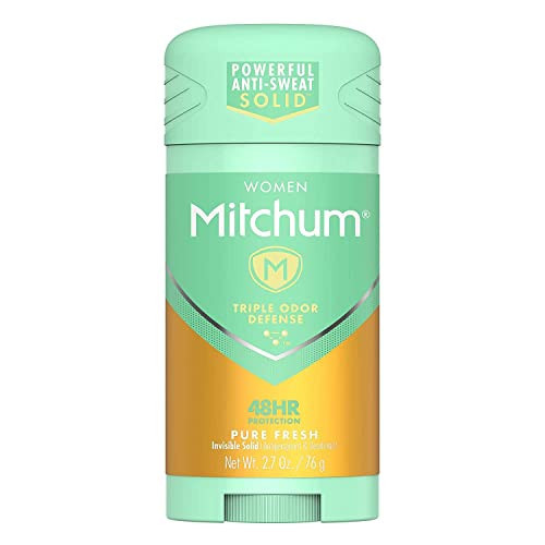Mitchum For Women Advanced Control Anti-Perspirant Deodorant Invisible Solid Pure Fresh 2.70 oz (Pack of 5) | Amazon (US)