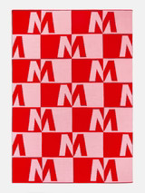 Opposites Attract Custom Blanket - Pink/Red | BaubleBar (US)