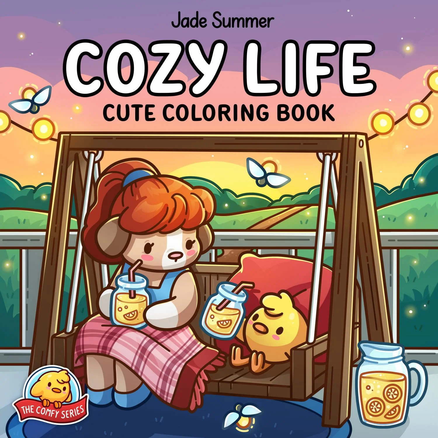 Cozy Life: Cute Coloring Book, 96 pages (Paperback) | Walmart (US)