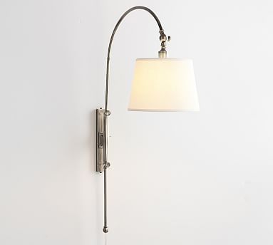 Adjustable Arc Plug-In Sconce | Pottery Barn (US)