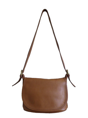 Coach Vintage Fletcher Crossbody Handbag 4150 Brown Leather Flap Shoulder Bag  | eBay | eBay US