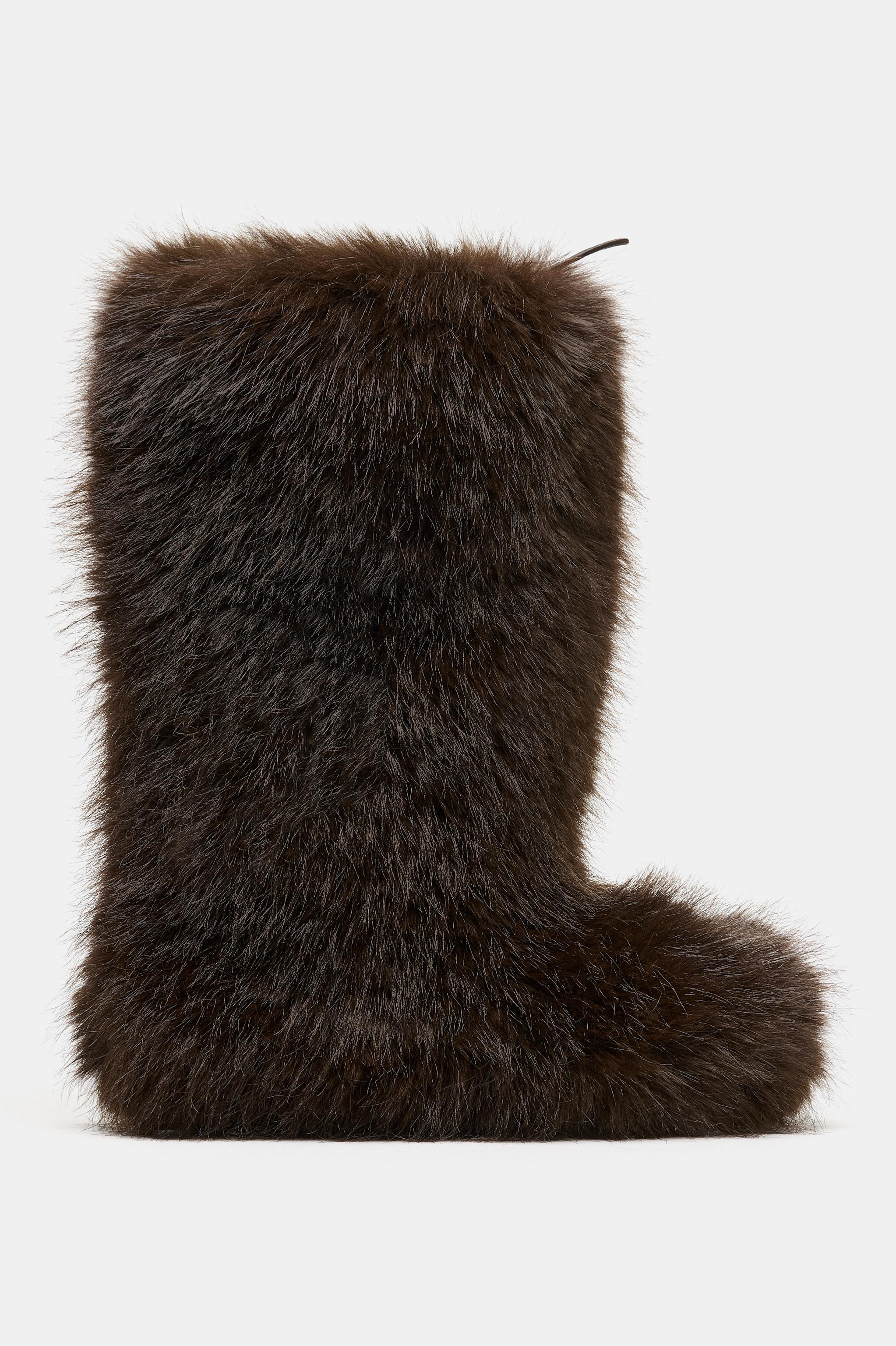 STIEFEL MIT FELL-EFFEKT SKI COLLECTION | Zara DE