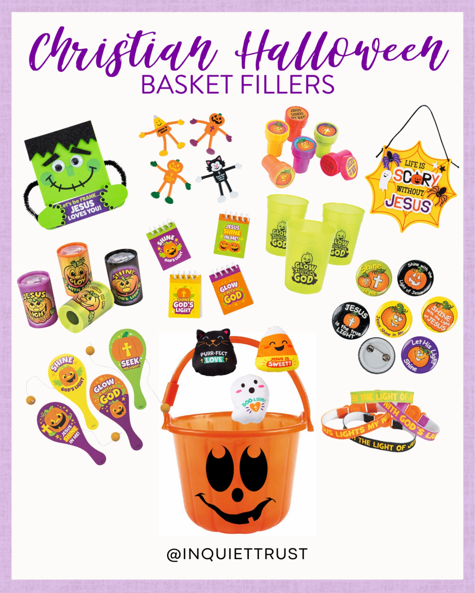 Make Halloween a fun way to celebrate your faith with these adorable Christian-themed basket fillers! From glow-in-the-dark toys to inspirational messages, these goodies are sure to bring joy and spread the love of Jesus.
#christianhalloween #spookyvibes #basketfillers #kidtoys

#LTKKids #LTKFindsUnder50 #LTKSeasonal