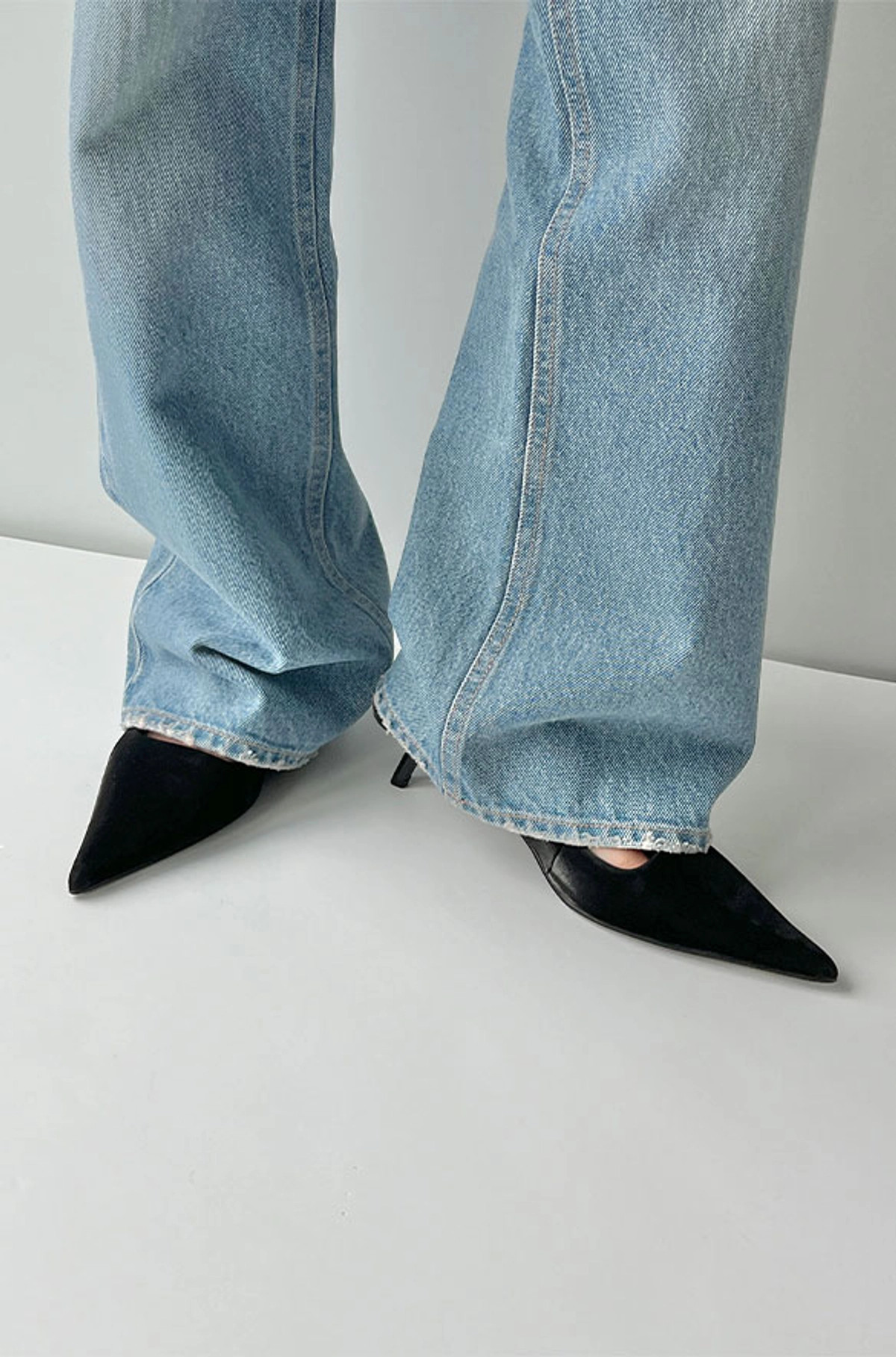 POINTED TOE SLING BACK KITTEN HEEL | OAK + FORT