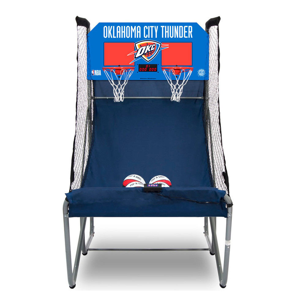 Pop-A-Shot Oklahoma City Thunder Home Dual Shot Basketball Game | NBA Shop