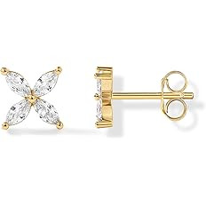 PAVOI 14K Gold Plated Dainty Stud Earrings for Women - 925 Sterling Silver Posts Earrings with Cu... | Amazon (US)