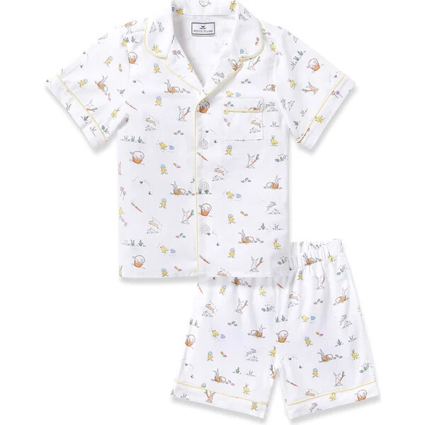 Kid's Twill Short Set, Easter Frolic | Maisonette