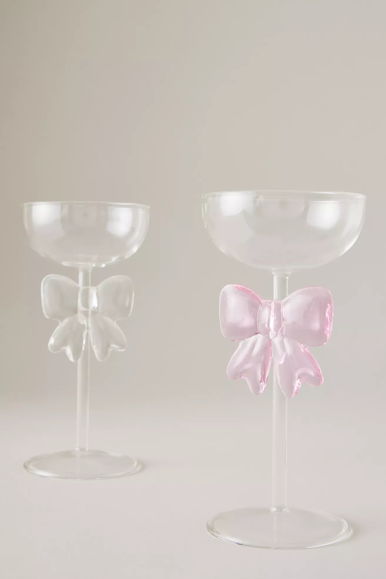 Lepelclub Bow Coupe Glass | Anthropologie (US)