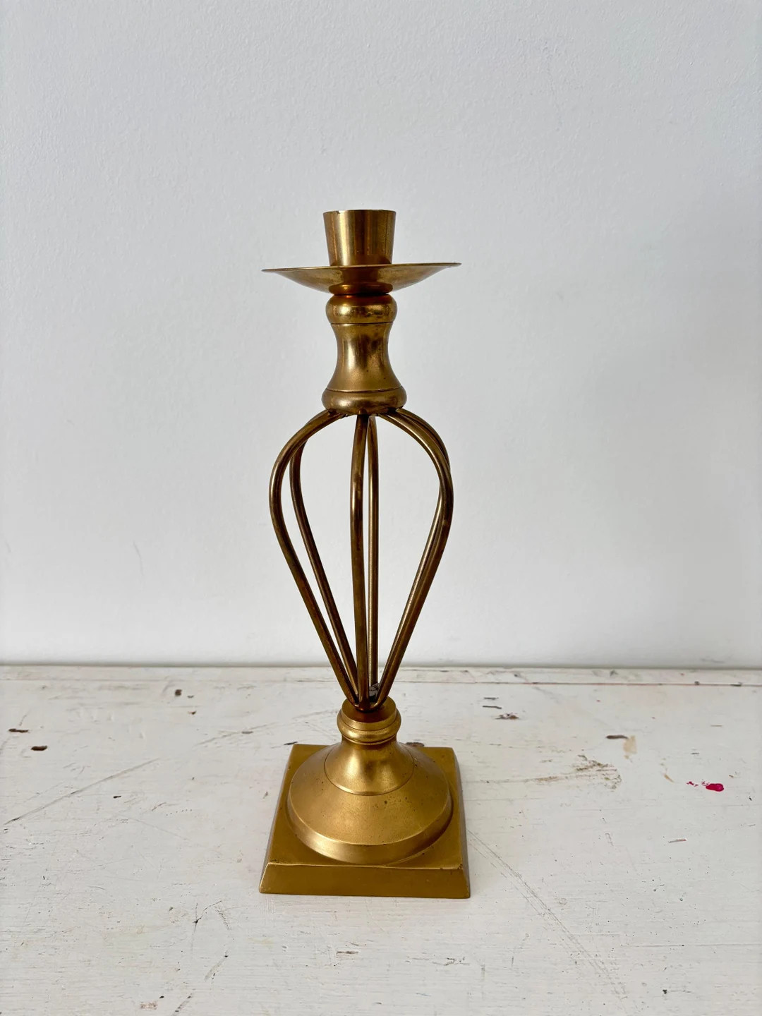 Vintage Brass Candleholder Vintage Brass Candlestick | Etsy (US)