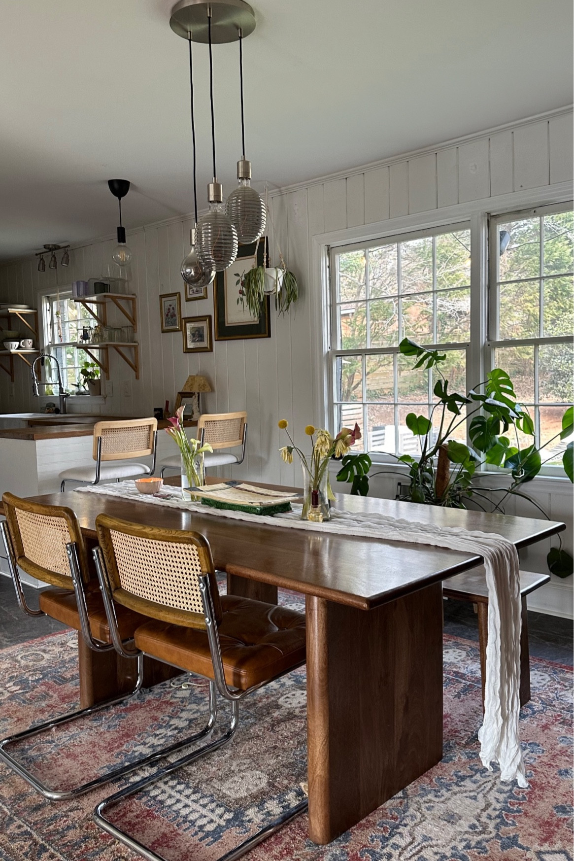 My cozy and cute mid century modern dining room. Table is Ashley furniture and rest is linked from Amazon  

#LTKHome