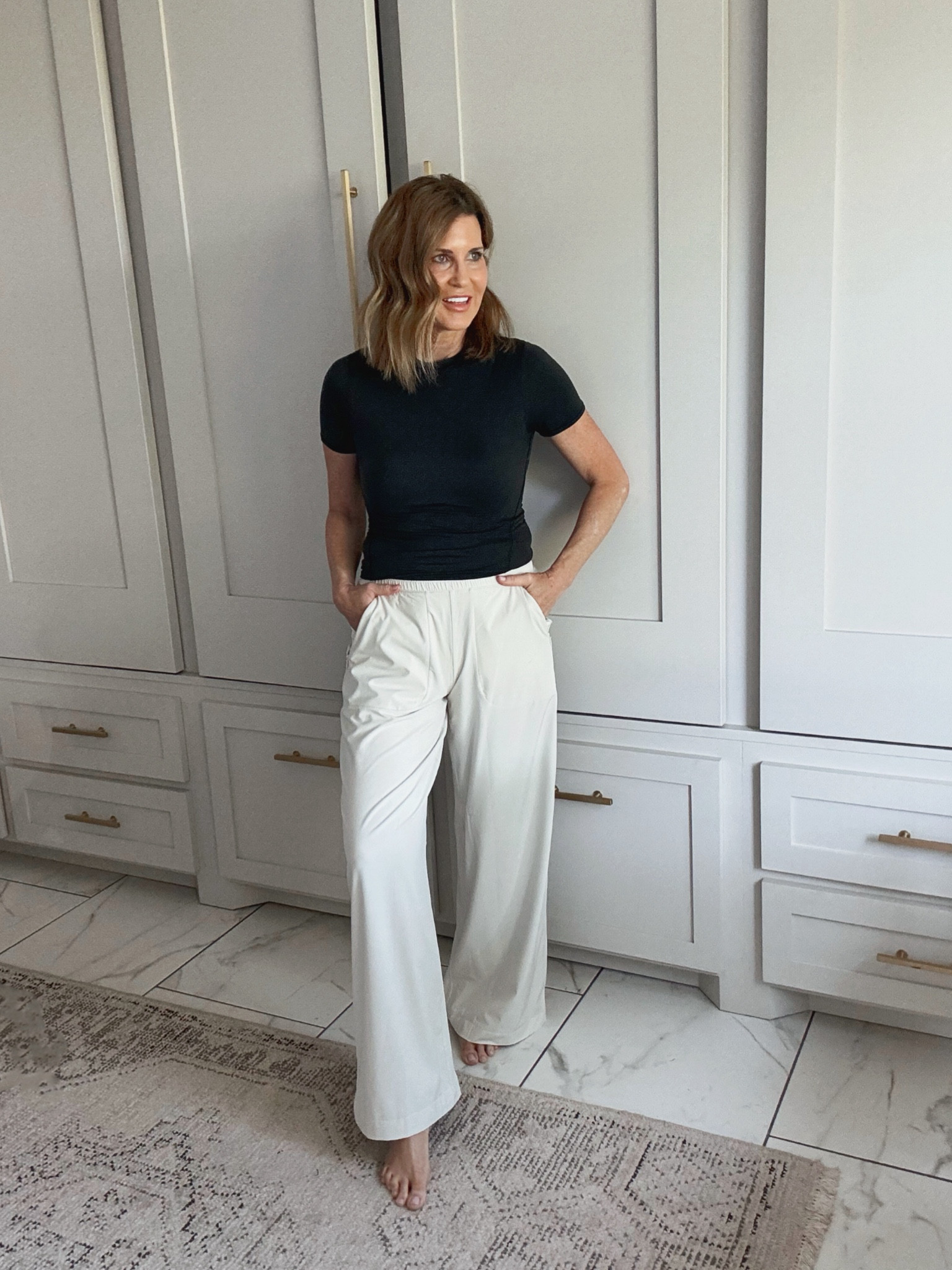 Size 6 pants
Medium top

#LTKOver40 #LTKStyleTip #LTKTravel