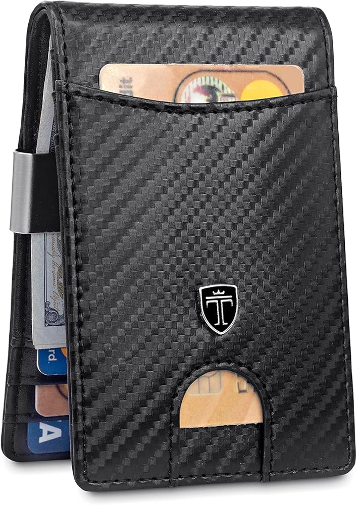 TRAVANDO Money Clip Wallet RIO - Mens Wallets slim Front Pocket RFID Blocking Card Holder Minimal... | Amazon (US)