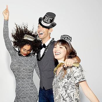 amscan Midnight Elegance Black, Gold and Silver 2023 New Year's Eve Party Decorations Supplies fo... | Amazon (US)