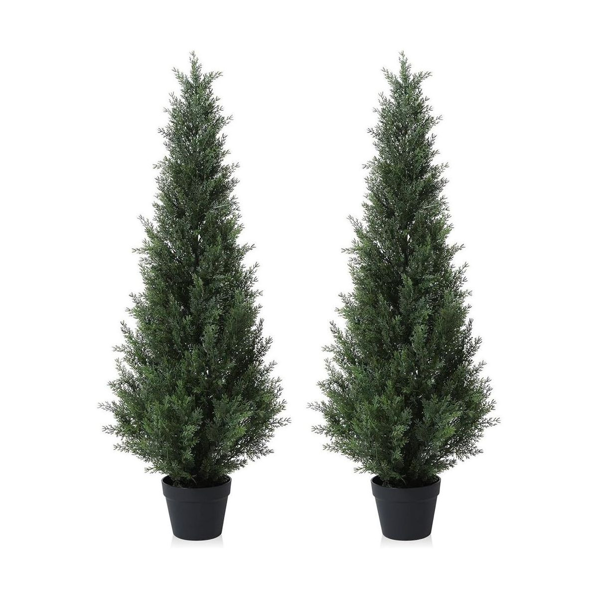 3-5FT Artificial Cedar Topiary Trees for Indoor and Outdoor UV Protection Fake Trees for Home Dec... | Target