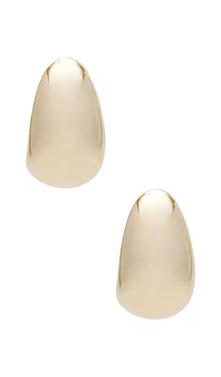 Hendrix Baby Dome Hoops in Gold | Revolve Clothing (Global)