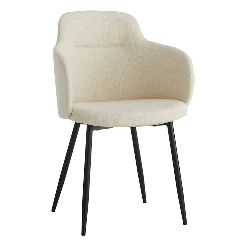 Crosby St. Bryce Dining Chair, Cream | At Home
