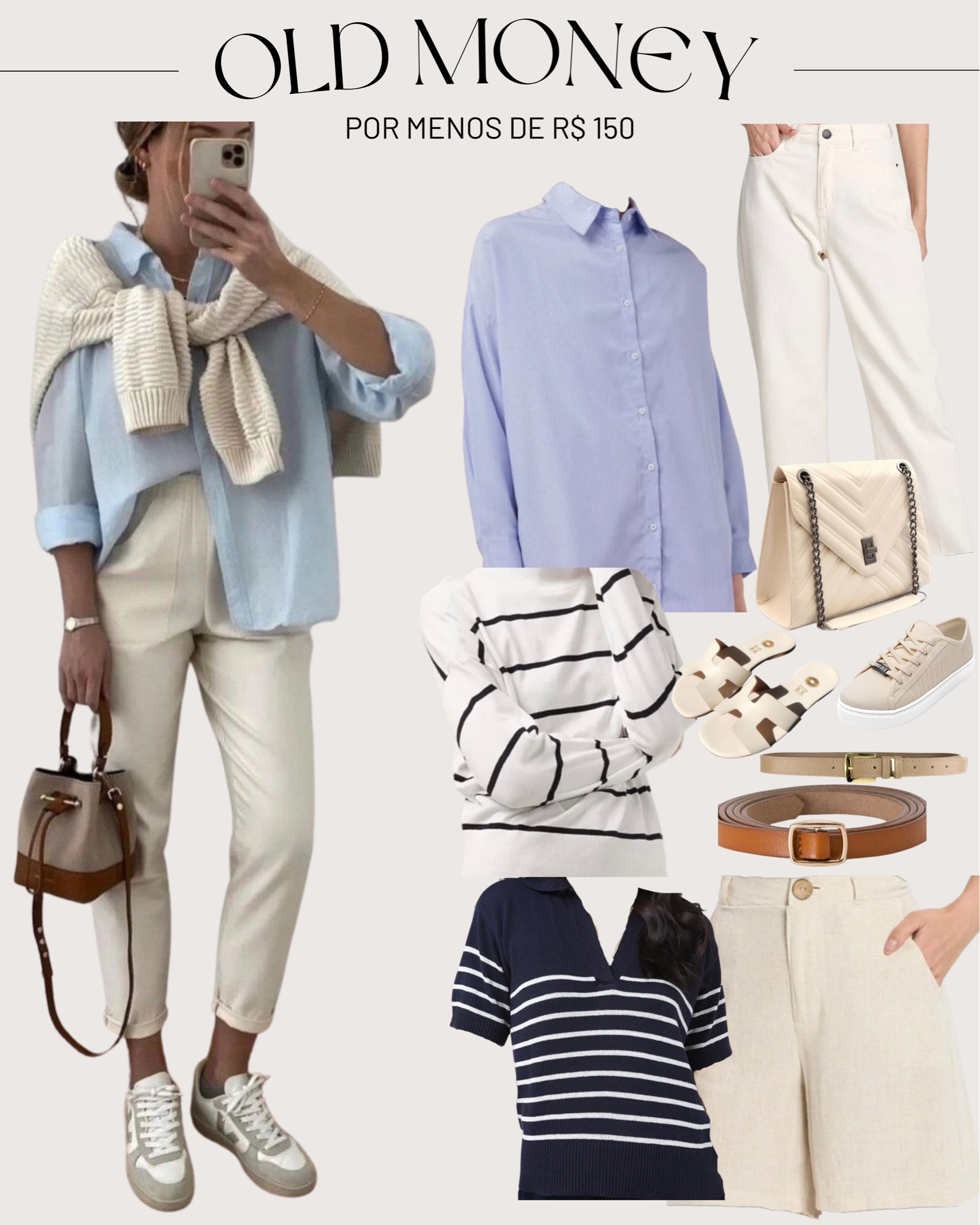 Old money por menos de R$ 150!

#LTKbrasil #LTKFind #LTKstyletip