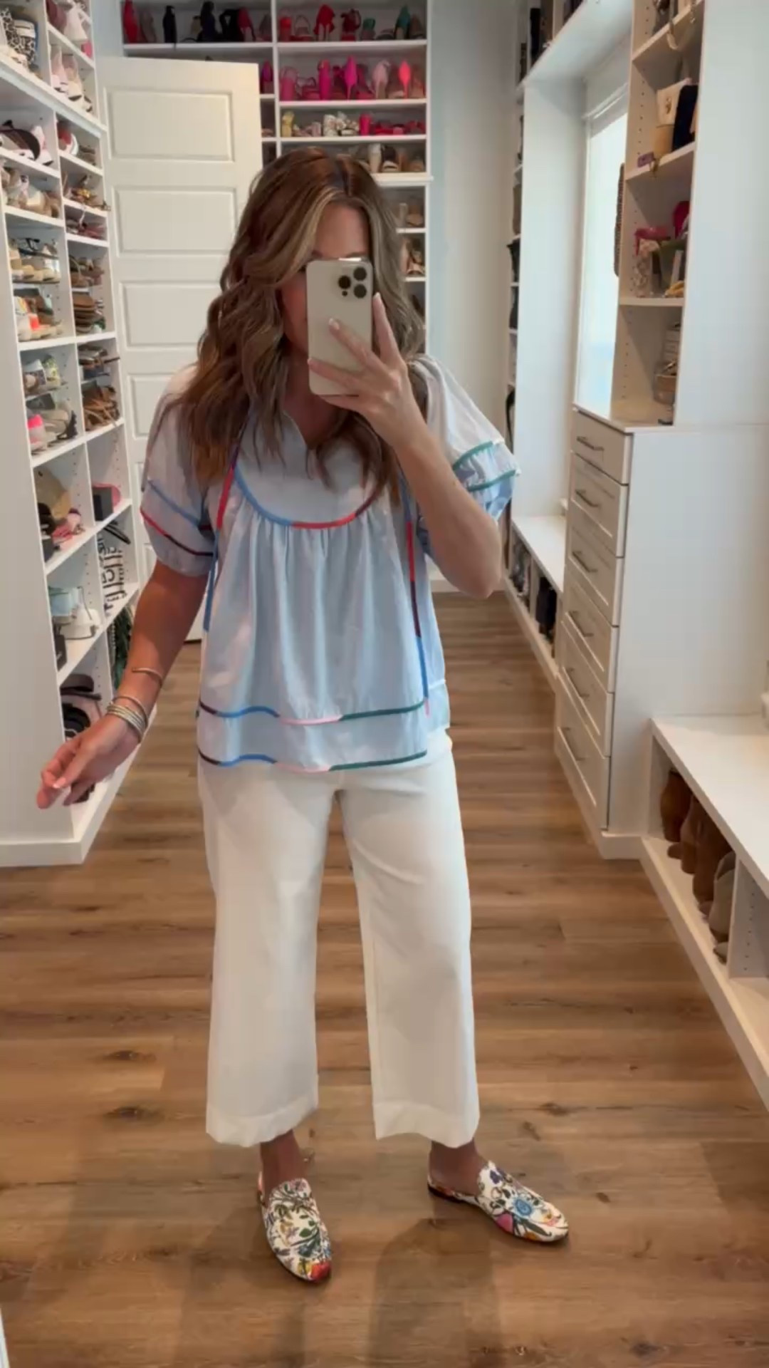 Colorful, fun, and classroom-ready, some of my favorite Amazon tops for teachers. Easy to style, comfortable all day, and perfect for brightening up any teacher outfit or casual Friday! In a small blouse, size 28 wide leg crop pants, mules and accessories - fits tts. Shop dandy, work outfit, teacher outfit, back to school, summer outfit, tops, blouses, shirts

#LTKStyleTip #LTKWorkwear #LTKFindsUnder50