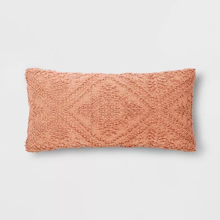 Tufted Throw Pillow Terra Cotta - Threshold™ | Target