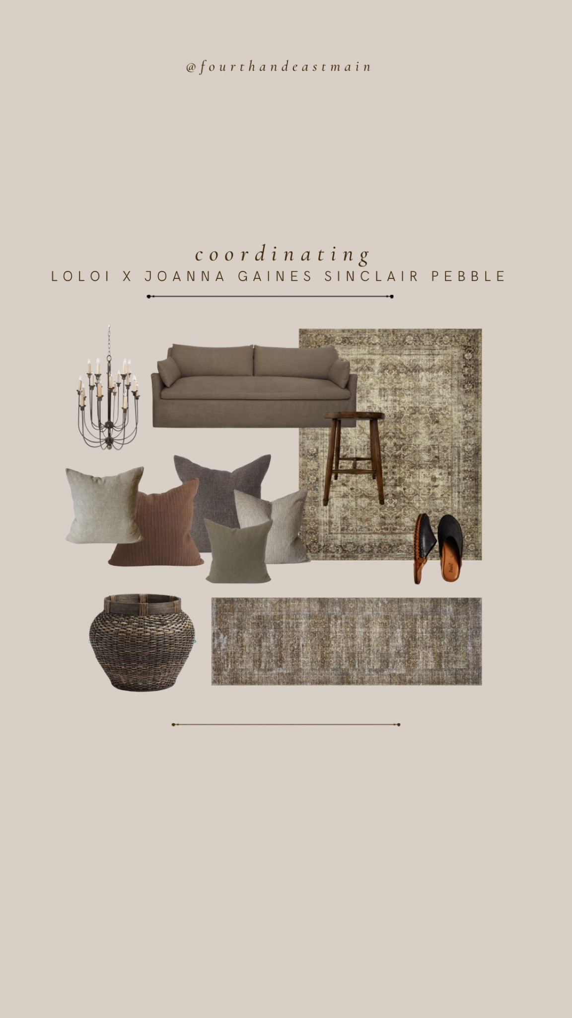 coordinating with the sinclair pebble taupe rug 🤎 so many beautiful pieces 

#LTKhome