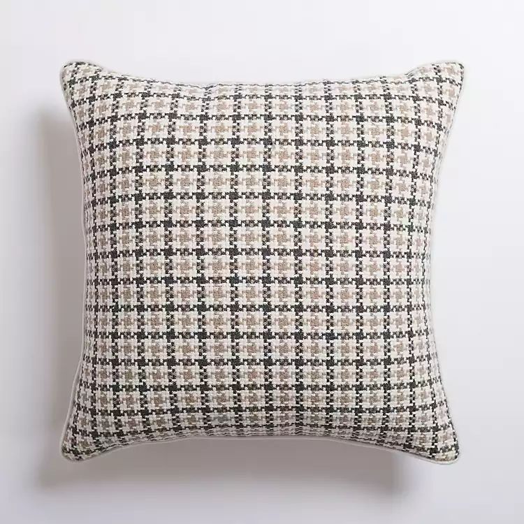 New! Roland Taupe and Gray Pillow | Kirkland's Home
